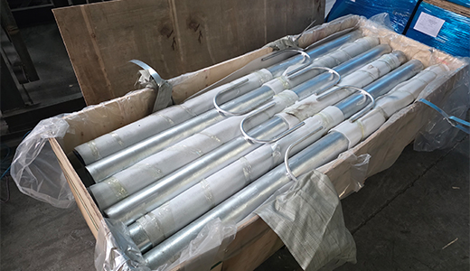 4 inch SEAMLESS PIPE WITH GROUND ROD ATTACHED PLASTIC END CAP for sale